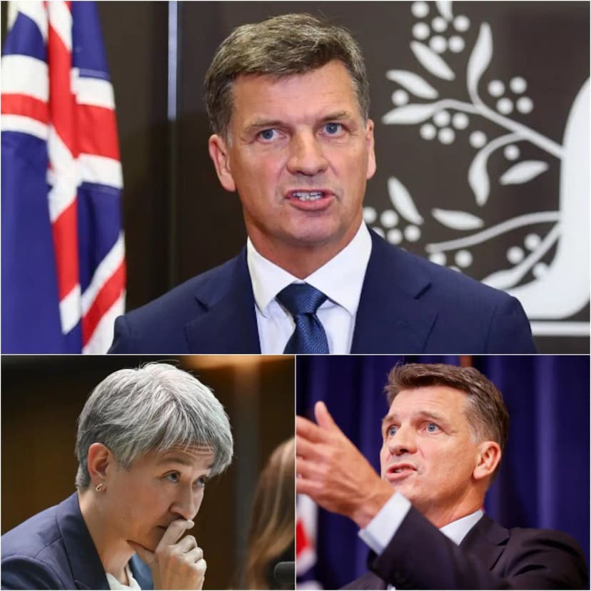 “BREAKING NEWS” Conservative MP Angus Taylor – the newly elected Opposition Leader – announced a shocking amendment to the “Combatting Antisemitism, Hate and Extremism Act,” requiring only those BORN IN AUSTRALIA to hold sensitive positions in national security, intelligence, or the Home Office – directly citing the Bondi Beach massacre and the case of 34 ISIS-linked families from al-Roj camp in Syria who attempted to “escape” back to Australia but were stopped. He stated emphatically: “After Bondi and the threat from Syria, Australia cannot take any more risks! Security leaders must be genuine Australians from birth – no naturalization, no dual loyalty, no risk from those who chose ISIS over Australia!” The Coalition, One Nation, and a host of conservative voters applauded enthusiastically, calling it a “turning point for the security of Indigenous people,” with polls showing a surge in support of 15-20% in NSW/VIC/QLD. Penny Wong angrily called it a “blatant racist attack, exploiting fear to divide,” but public opinion largely supported Taylor because the fear of terrorism still lingered after Bondi. Just 12 minutes later, Angus Taylor immediately responded with a concise 11-word statement that was both brief and scathing…