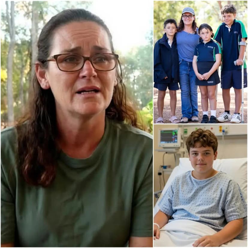 SAD NEWS😢 Just 30 minutes ago, Joanne Appelbee, mother of 13-year-old Austin Appelbee, who swam 4 kilometers in nearly four hours through the turbulent waters of Quindalup to save his mother and two siblings, shocked everyone with the announcement that Austin Appelbee is now… Read the full story below 👇