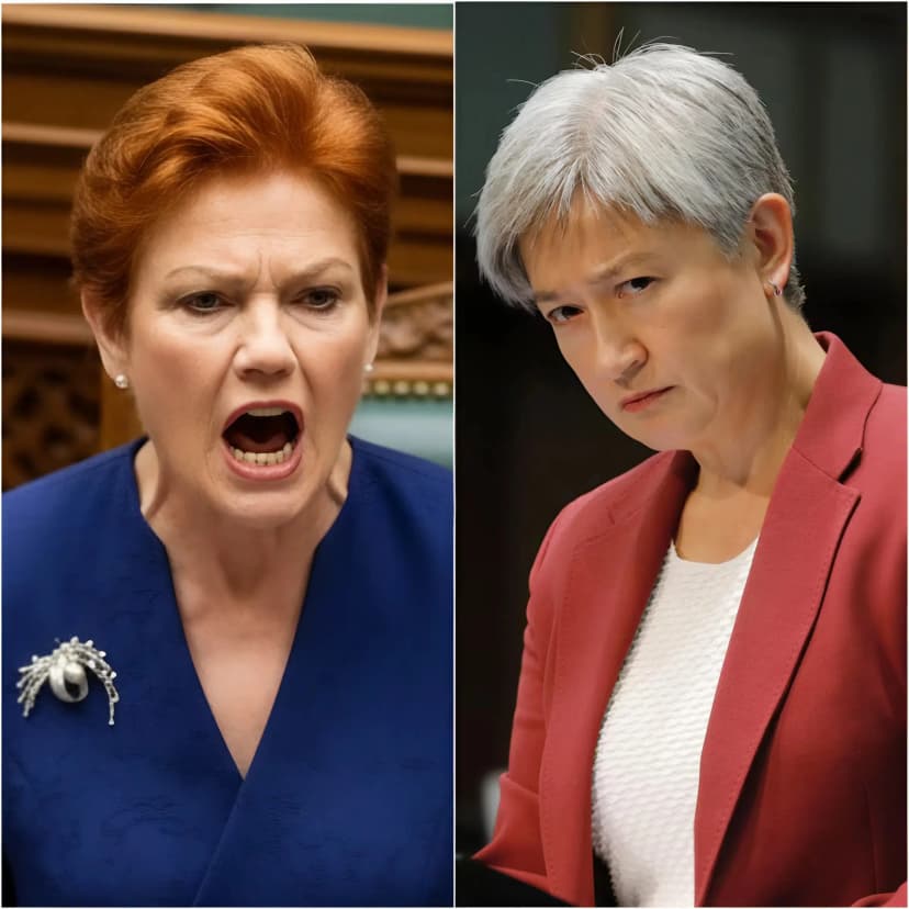 SENATE SHOCK: Pauline Hanson bluntly declares “There are no good Muslims” – Penny Wong speaks emotionally, Green Party panics and demands sanctions! 🔥 Hanson slams the table: “How can you tell who is good when extremist ideology is so deeply ingrained?” The entire parliament erupts – Penny Wong tearfully defends the Muslim community, the opposition shouts “discrimination,” but Hanson remains unfazed: “I speak the truth to protect Australian women and children from real threats!” Censure motion passes, Hanson faces heavy criticism but she still strides out of the room and delivers a defiant 15-word statement. Australia is deeply divided, conservatives cheer in support, while the left trembles before Hanson’s unstoppable power. The culture war is hotter than ever! ⚡