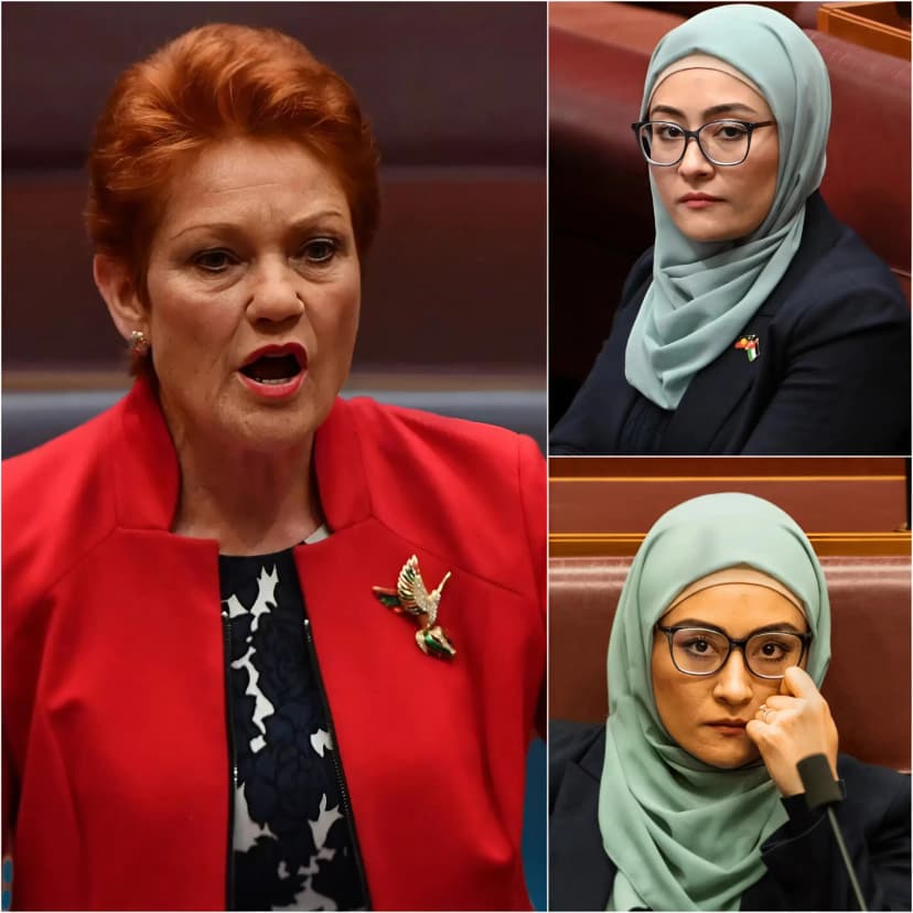 GREENS GO WILD AFTER PAULINE HANSON OBLITERATES FATIMA PAYMAN!!! Pauline Hanson just detonated the Senate – demanding Fatima Payman prove she meets Section 44 citizenship rules or resign! 😱 Hanson thundered: “Barnaby Joyce, Malcolm Roberts – all forced out over dual citizenship. Same rules apply to you, Fatima. Prove it – no exceptions!” Greens exploded in chaos – screaming “racism,” waving papers, shouting Hanson down. Payman’s allies howled: “This is targeted harassment!” Hanson fired back: “It’s the Constitution, not race. Transparency or hypocrisy!” Chamber in pandemonium – echoes of 2017 crisis. Clips viral, patriots roar: “No one above the law!” Greens in furious meltdown, Hanson unbreakable: “Aussies demand answers!” Senate fractures in rage – Hanson’s bomb ignites the fire. Accountability thunder…FULL DETAIL 👇👇