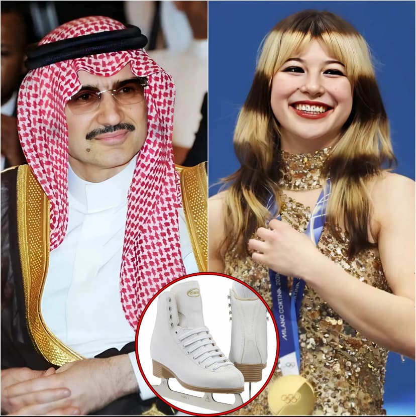 “I am a father, and I will do anything to make my daughter happy. Alysa Liu, you are an inspiration to my daughter, Aisha. I would like to offer 10 million USD to purchase the pair of figure skates you used to win the Olympic gold medal today. It is not merely an item, but a symbol of passion, perseverance, and pure joy on the ice. Please contact me!” Sheikh Khalid Al-Rashid, an oil billionaire with an estimated net worth of over 50 billion USD, unexpectedly made the offer to buy the skates that Alysa Liu had just worn during her free skate to claim the gold medal at the 2026 Milan-Cortina Olympics, intending to give them as a birthday gift to his daughter—a devoted fan of Alysa. Just five seconds later, Alysa did not hesitate and delivered a response that moved Aisha Al-Rashid to tears, for she had never imagined her idol could speak such sincere and heartfelt words…