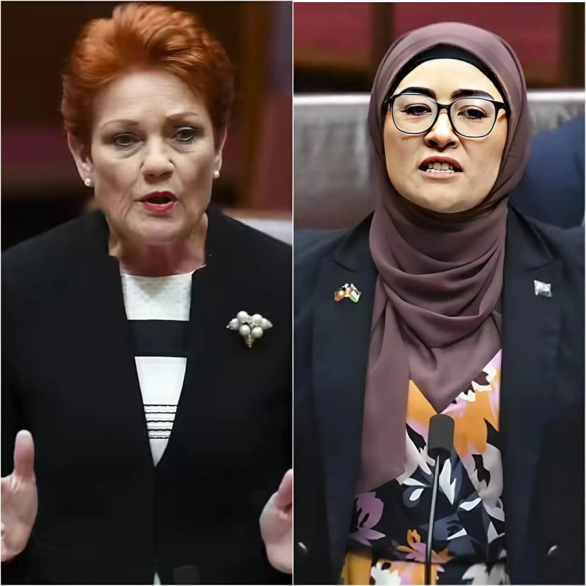 “Barnaby Joyce, Malcolm Roberts — all were forced to leave office over dual citizenship. The same law applies to you, Fatima. Prove it — no exceptions!” Senator Pauline Hanson set off an explosion in the Senate by demanding that Fatima Payman demonstrate she complies with Section 44 citizenship requirements or resign. The remarks immediately threw the chamber into turmoil. Lawmakers from the Australian Greens reacted furiously, accusing Hanson of using divisive rhetoric and engaging in personal attacks. Several senators rose in protest, waving documents and calling on the Senate President to intervene. Hanson, however, maintained that she was merely calling for the consistent application of constitutional standards, citing precedents that previously led to the disqualification of multiple parliamentarians.