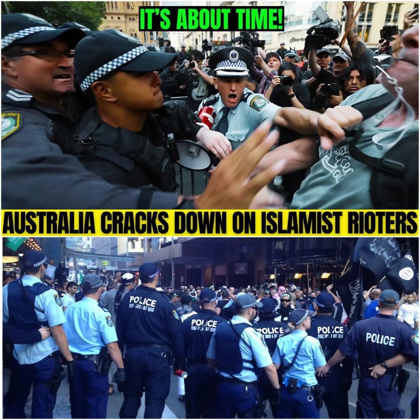 SYDNEY STREETS EXPLODE: POLICE SMASH ISLAMIST RIOTERS IN FULL-ON CLASH! 🔥