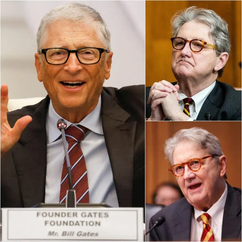 BREAKING NEWS: What began as an “opening statement” has now erupted into a full-scale legal call to action. In a move sending shockwaves through the world’s most powerful circles, Senator John Neely Kennedy has publicly demanded the prosecution of billionaire Bill Gates over an alleged $1.3 billion fraud scheme.