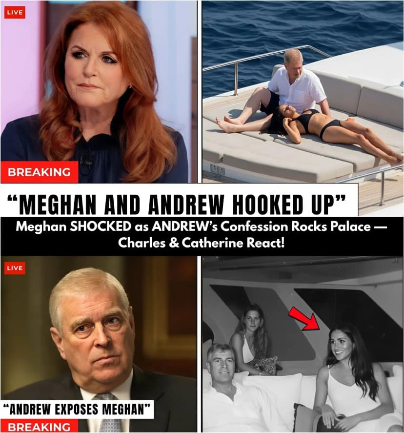 The Royal Family has reportedly been thrown into fresh chaos after a stunning new confession linked to Prince Andrew sent shockwaves through the Palace — and left Meghan Markle “completely stunned,” according to royal insiders. Sources claim the unexpected development has forced King Charles and Princess Catherine to confront yet another uncomfortable chapter in the monarchy’s ongoing crisis. While details of Andrew’s alleged confession are being tightly controlled, palace watchers say it was serious enough to trigger urgent private discussions at the highest level. Insiders describe the atmosphere as “tense and deeply uncomfortable,” with King Charles said to be focused on protecting the institution, while Princess Catherine is reportedly more concerned about the long-term impact on public trust and the younger generation of royals. What makes the situation even more explosive is the alleged ripple effect across the Atlantic. Meghan, who has long positioned herself as a critic of the royal system, is said to be shocked by how damaging this new twist could become, especially as it threatens to reopen old wounds and controversies the Palace has desperately tried to bury. Royal commentators note that every time Prince Andrew’s name returns to the headlines, it creates another PR nightmare — not just for the King, but for the entire family. And this time, the timing could hardly be worse, with the monarchy already under intense public scrutiny. One thing is clear: this latest bombshell has once again proven that in the House of Windsor, the past is never really past — and the fallout may only be just beginning. 💥