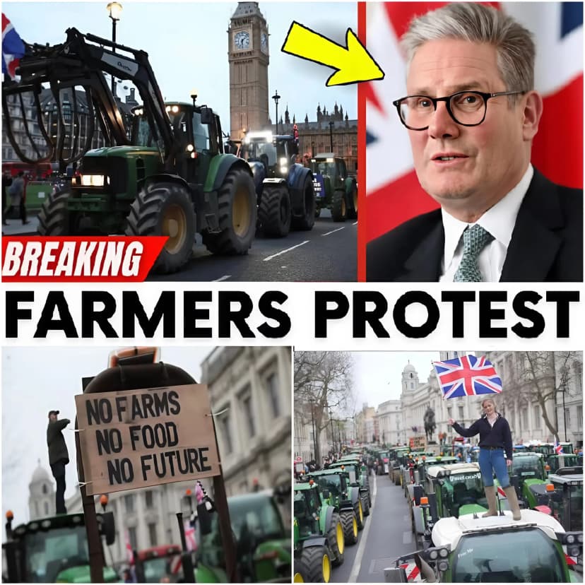 “HE DOESN’T DESERVE TO BE PRIME MINISTER!” — Furious chants echoed through a sea of flags and the roar of engines as thousands of British farmers descended on the capital in one of the largest agricultural protests in years.