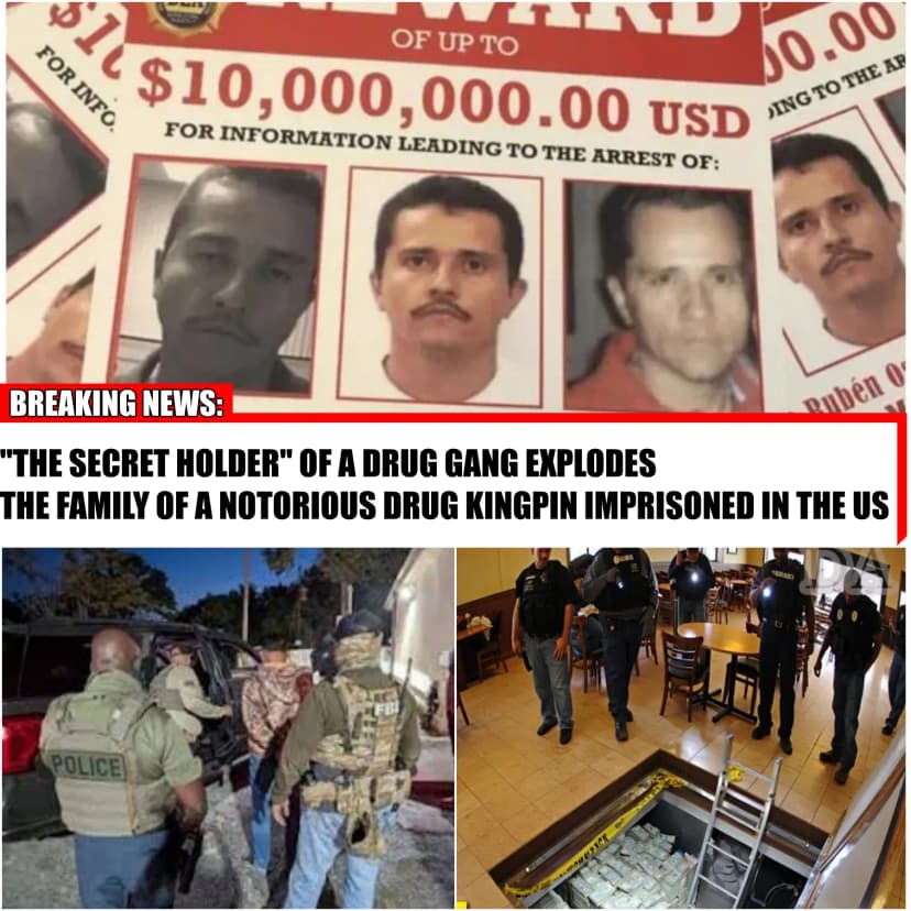 🚨💣 SHOCKING SCANDAL: DRUG GANG “SECRET HOLDER” EXPLODES — FAMILY OF NOTORIOUS DRUG KINGPIN DETAINED IN THE US 💣🚨