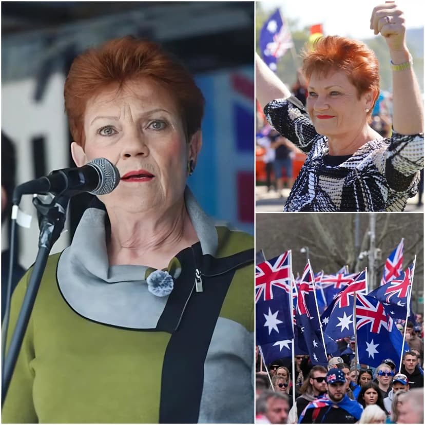 🚨 “PUT AUSTRALIA FIRST” — the familiar slogan of Pauline Hanson has once again become the center of public attention as the controversial senator announced that she will fund and back a series of nationwide protests opposing the current immigration policy.