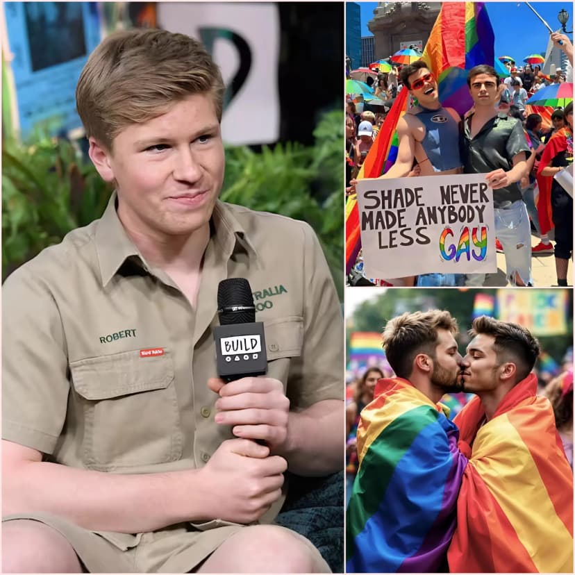 🚨 SHOCKING NEWS: Robert Irwin officially announces he will NOT wear the L.G.B.T rainbow symbol to promote himself in Australia! 🔴 Under public pressure, Robert Irwin has spoken out to explain his controversial decision: “I have to focus on what’s truly important – contributing my talent – ​​and absolutely not on political or social movements!” This caused a nationwide uproar in Australia.