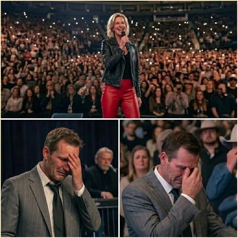 🎤 “THAT’S MY HUSBAND” — three simple words from the girlfriend of Katie Hopkins that brought Mark Cross to the brink of tears in front of thousands.