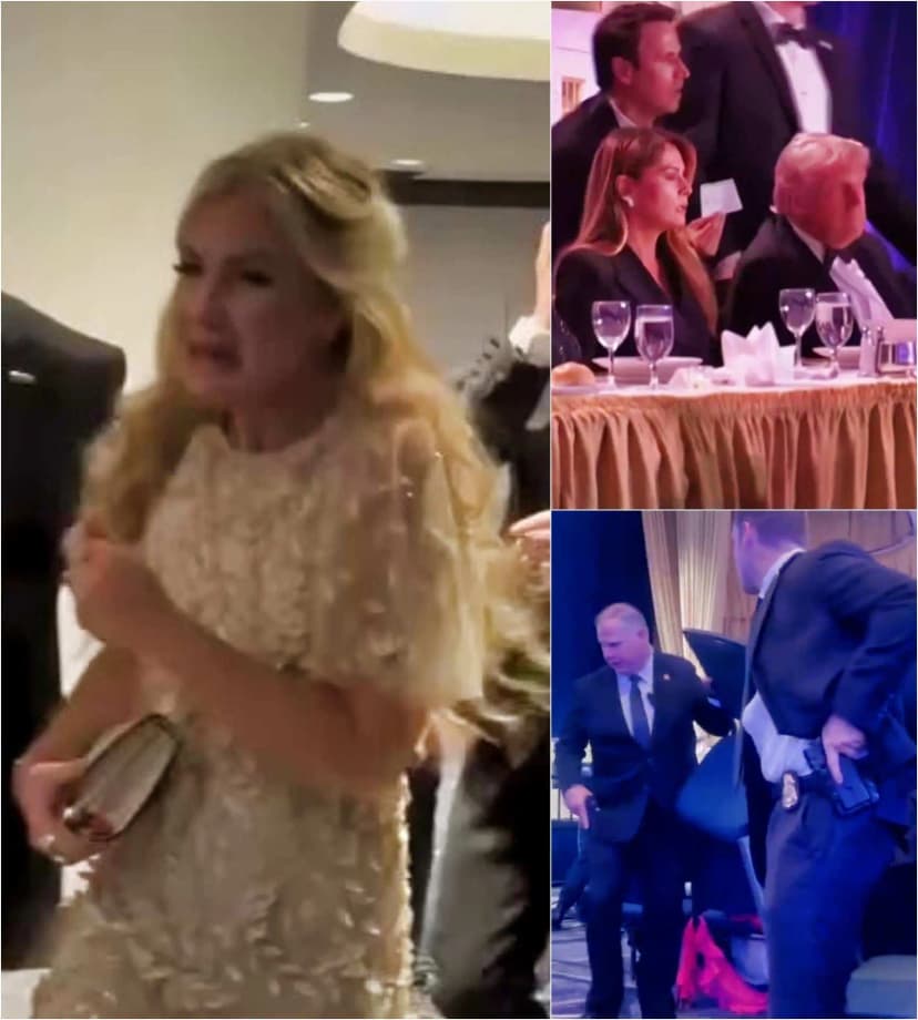 New Dramatic Video Shows President T..r.u.m.p Rushed Off Stage by Secret Service at W..h.it.e. .Ho..u.s.e Correspondents’ Dinner After G.u.ns..ho.t. Reports ( FULL VIDEO)