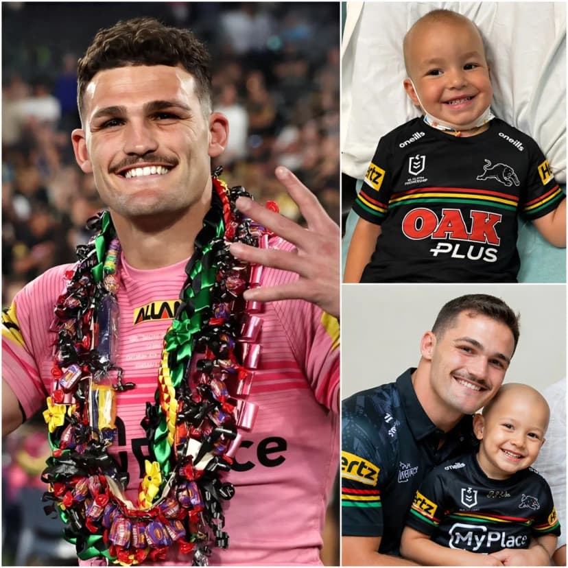GOOD NEWS 💖 An 8-year-old boy battling a malignant brain tumor shared his final wish: to speak with his hero, Nathan Cleary.