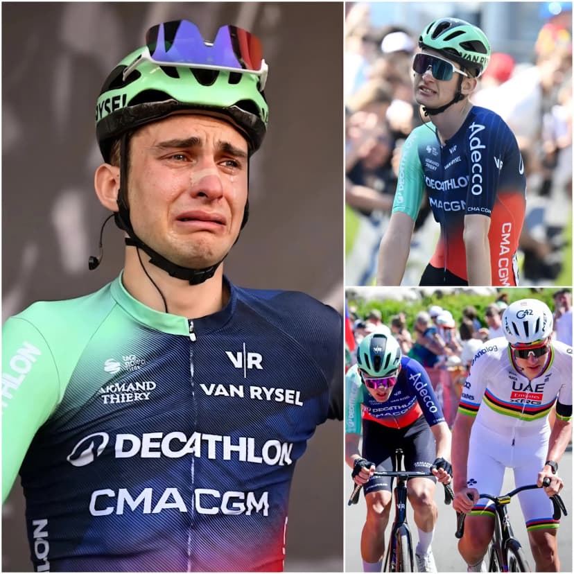 🚨 « Je veux aller vraiment loin, ils favorisent les grandes stars et traitent injustement les jeunes athlètes comme moi ! » — Paul Seixas a éclaté en sanglots en révélant les sombres secrets derrière Union Cycliste Internationale, choquant le monde entier. Il a également déposé une plainte ACCUSANT Tadej Pogačar de tricherie lors de Liège–Bastogne–Liège 2026.