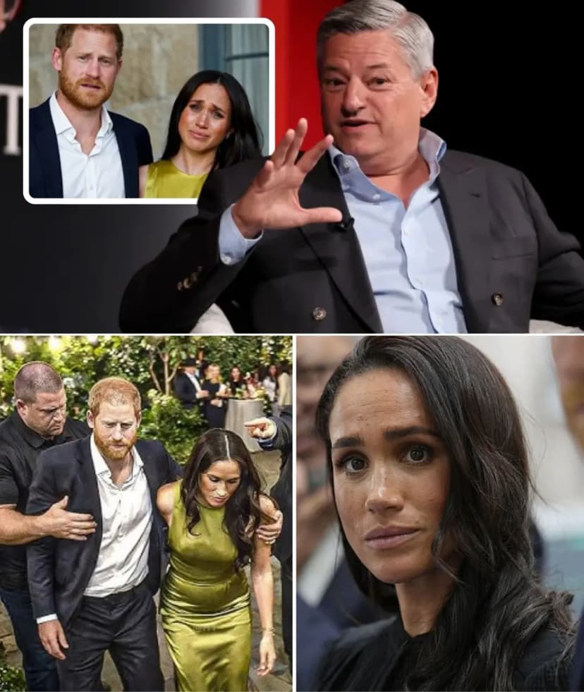 “GET THEM OUT OF HERE. THEY’RE NOT WELCOME.” Hollywood has officially slammed the door in Meghan Markle’s face. In a brutal and very public humiliation, Meghan and Harry were kicked out of Netflix boss Ted Sarandos’s exclusive private party in Montecito before the night had even properly begun.