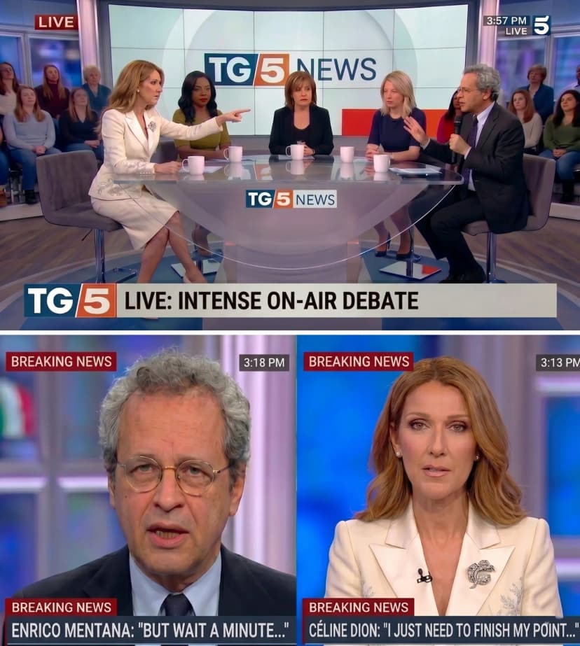 🎥 LIVE ON TG5 NEWS: The Moment Céline Dion Took Control — and Refused to Let Go Céline Dion didn’t walk into the TG5 News studio quietly — she arrived. Presence, grace, and decades of unapologetic strength wrapped into one.