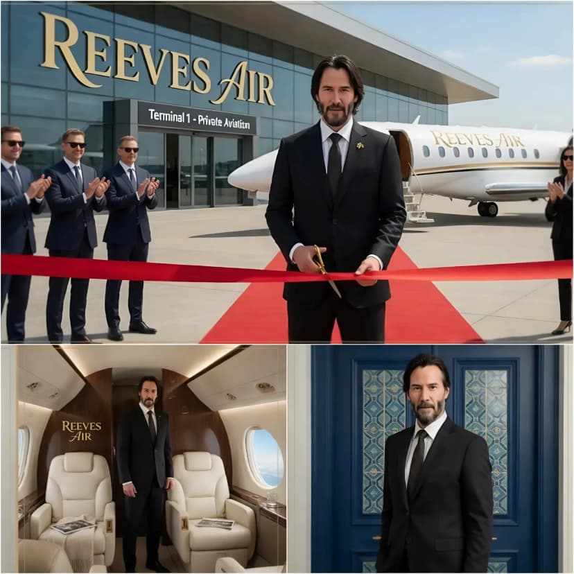 Keanu Reeves has officially stepped into an entirely new lane, announcing the launch of his own airline brand — “Reeves Air” — backed by a staggering investment reportedly worth hundreds of billions of dollars.
