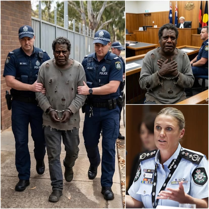 🚨 URGENT UPDATE: After reports confirmed that Sharon’s body had been found, the main suspect, Jefferson Lewis (47), was assaulted by local residents and beaten unconscious. He was later taken into custody by police and urgently transferred from Alice Springs to Darwin for his safety.