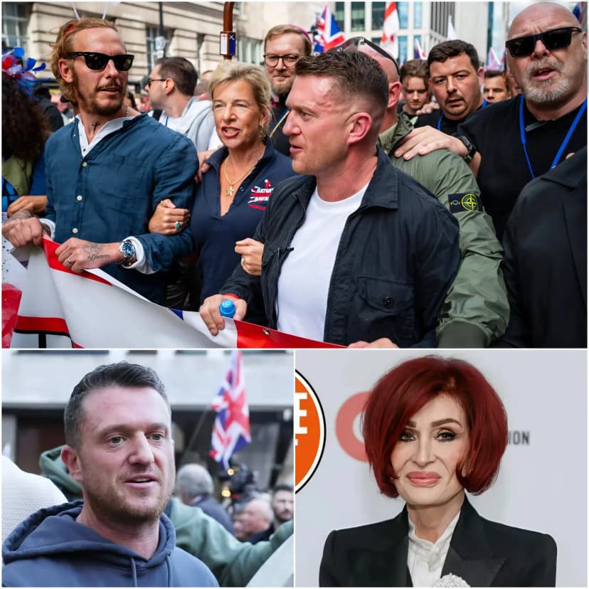 🔥 “The fallout was immediate…” — Sharon Osbourne faces consequences after controversial stance 👀After showing support for a march linked to Tommy Robinson, Sharon Osbourne is reportedly dropped by a homeless charity—triggering fierce backlash and debate. 😳👇 Full story in the comments…