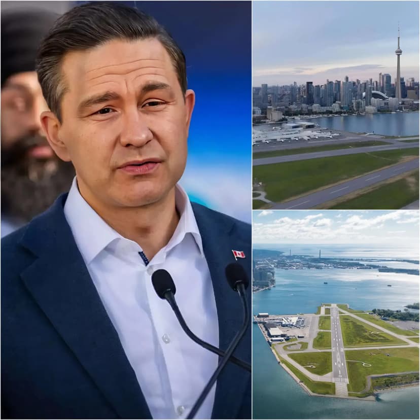 “Pearson Airport Is a Disaster”: Pierre Poilievre Officially Backs Bold Plan to Completely Transform Toronto’s Landscape—Plus a Shocking “Plot Twist” at Billy Bishop That Has Sent Shockwaves Through the Political World… 💔👇