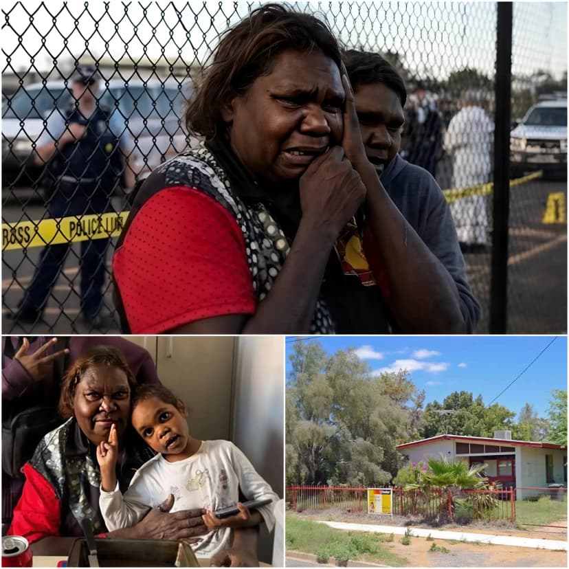 🚨 SHOCKING NEWS: The entire crime scene on the outskirts of Alice Springs fell into an eerie silence just before a moment too devastating to comprehend. As investigators carefully retrieved Sharon’s body from the water tank, her mother suddenly broke past the security barrier in overwhelming grief.