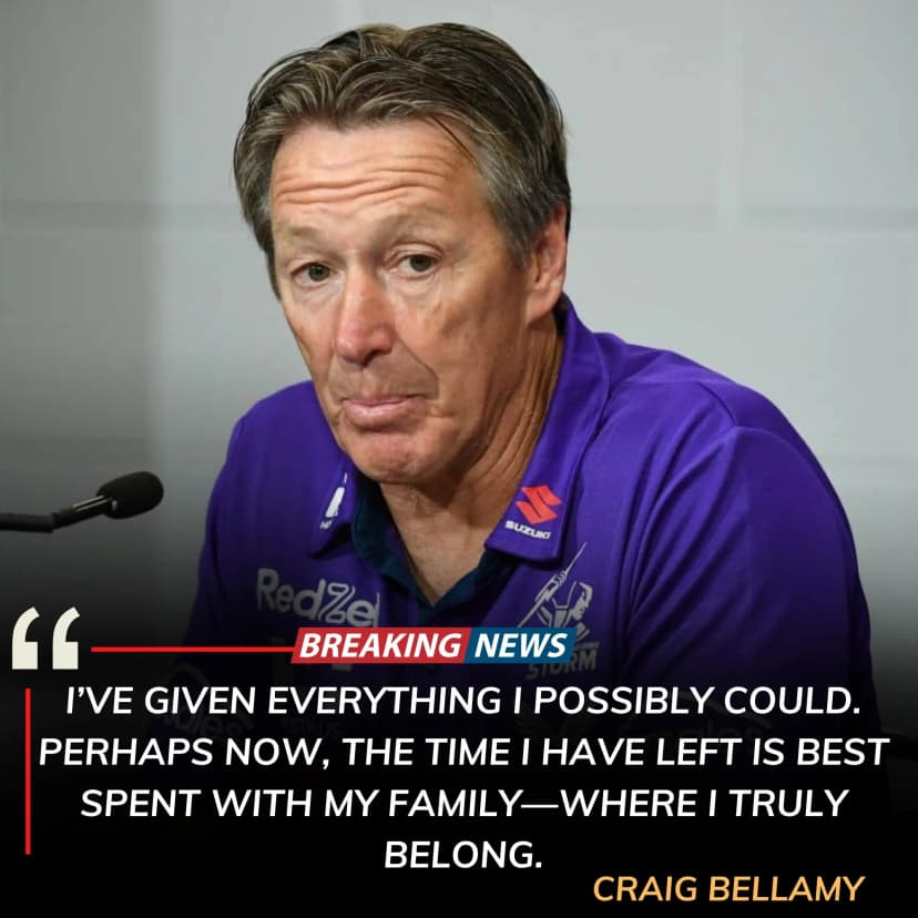 Legendary head coach Craig Bellamy has officially announced his retirement to focus on treatment for a serious illness he is currently battling