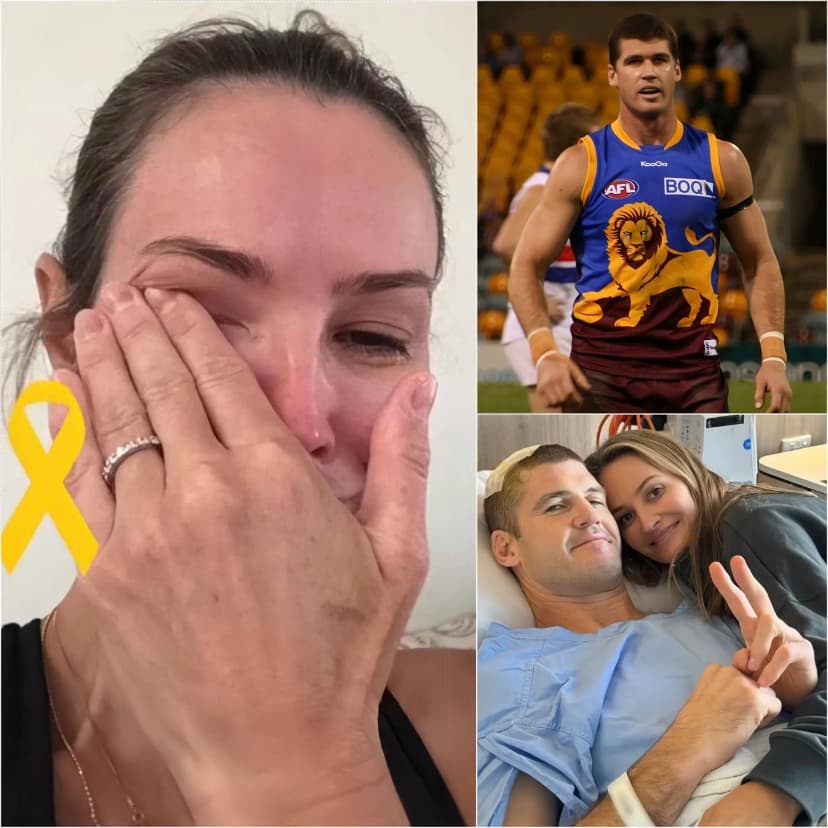 😢 SAD NEWS: About 15 minutes ago, Jonathan Brown’s wife, Kylie Brown, spoke out helplessly, revealing the critical condition of the Brisbane Lions legend following a serious health incident that has worried the entire AFL community…