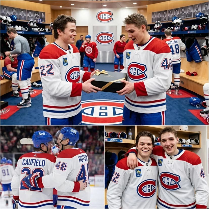 5 minutes ago: Cole Caufield brought tears to everyone’s eyes in the NHL… and took everyone’s breath away while awaiting the “extraordinary” gift he gave to a teammate before