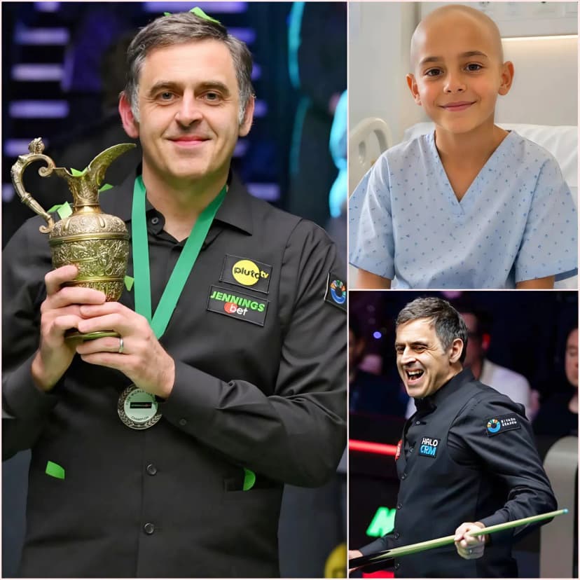 RESPECTED CHAMPION 💔🥲 An 8-year-old Boy With A Malignant Brain Tumor Revealed His Last Wish: To Speak To His Idol, Ronnie O’sullivan. But What Ronnie O’sullivan Did Was Not Just A Simple Phone Call… He Did Much More, Leaving The Entire Hospital And The Boy’s Family Completely Overwhelmed With Emotion 😢 Read All The Details In The Comments Below 👇👇