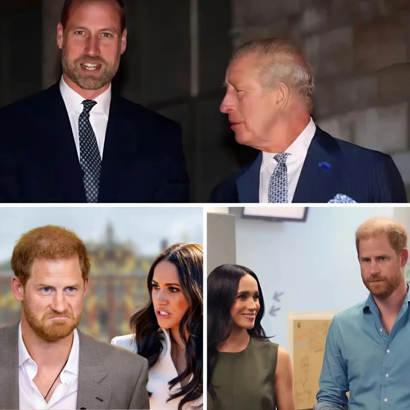 🚨 JUST IN: WILLIAM REJECTS KING CHARLES’S PROPOSAL REGARDING HARRY AND MEGHAN. Harry is trapped in a spiral of failure as he becomes increasingly lost in the U.S.; his recent declaration that he remains a member of the Royal Family signals a desperate desire to return to the UK.