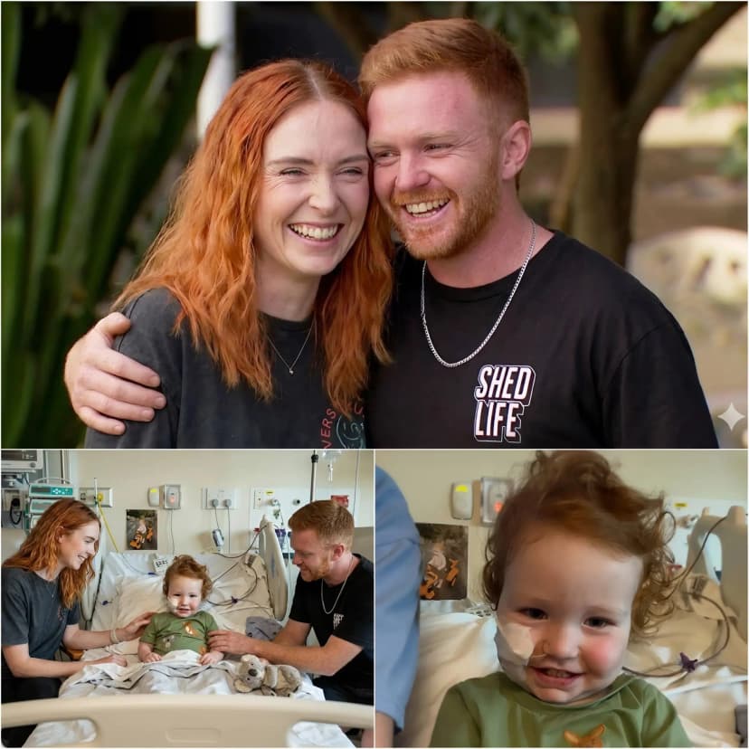 15 MINUTES AGO 🚨 “I’m truly grateful to everyone who prayed for my son.” Katie Robinson, alongside the father of 14-month-old Dustin “Dusty” Wildman, broke down in tears as they shared that their son had finally regained consciousness after surviving a critical condition caused by a single moment of Katie’s carelessness.