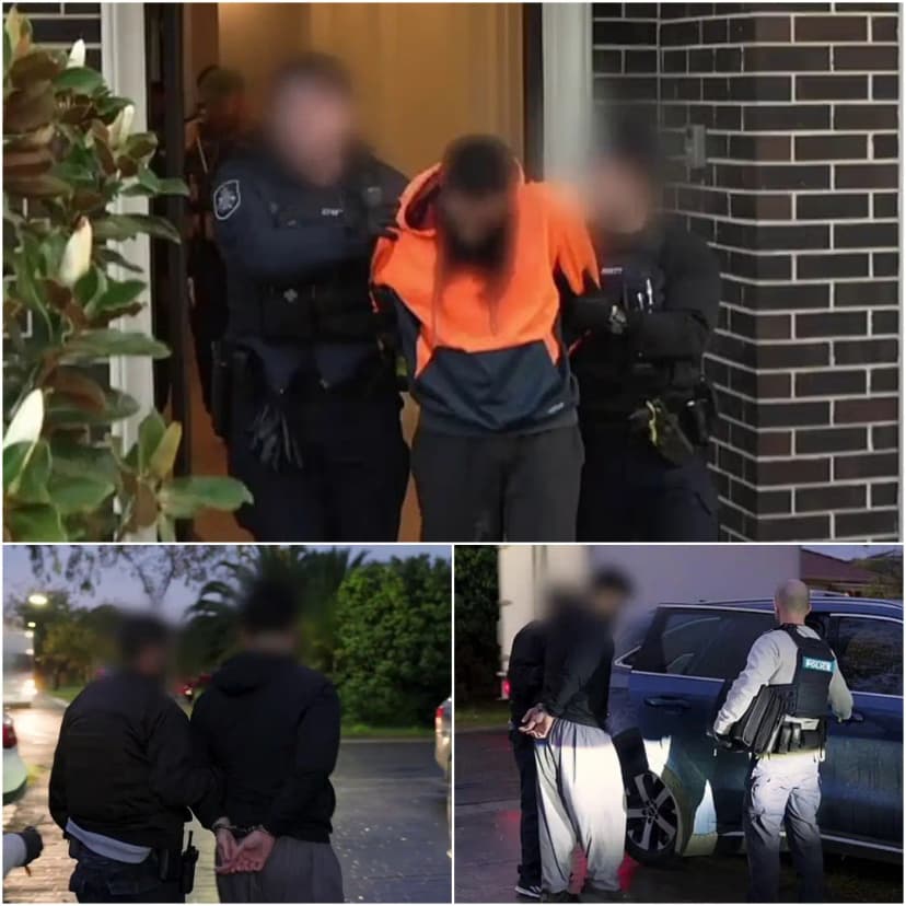🚨 SHOCKING NEWS IN MELBOURNE: Four Muslim men have been arrested in a major series of anti-te.r.r.o.rism raids across