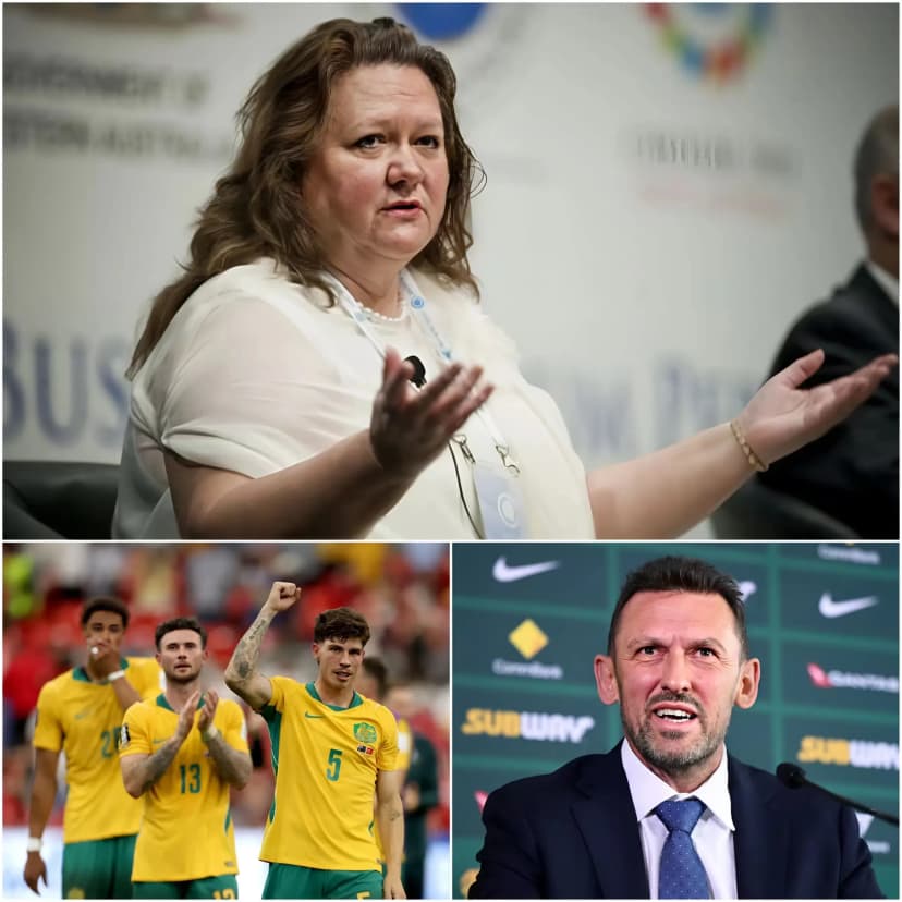 🔥🇦🇺 SHOCKING NEWS: Billionaire Gina Rinehart is reportedly set to provide comprehensive support for the Australian national team following their impressive victory over Turkey in their opening match of the 2026 World Cup. However, what has touched the public most is not the enormous financial backing, but a special gesture from head coach Tony Popovic.